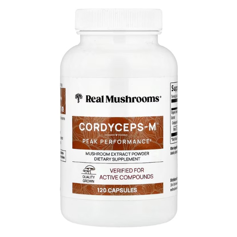 healthkoto-product-RLM-CP120 Real Mushrooms, Cordycep-M, Peak Performance, 120 Capsules - Image 1