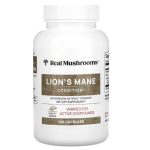 Real Mushrooms, Lion's Mane, Mushroom Extract Powder, 120 Capsules