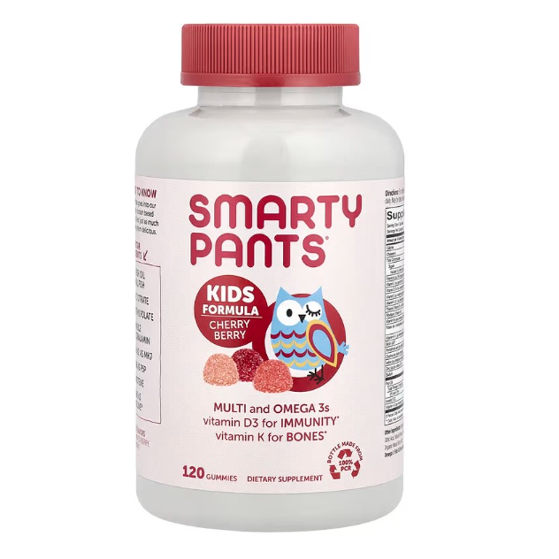 healthkoto-product-SMA-KF120 SmartyPants, Kids Formula, Cherry Berry, 120 Gummies - Image 1
