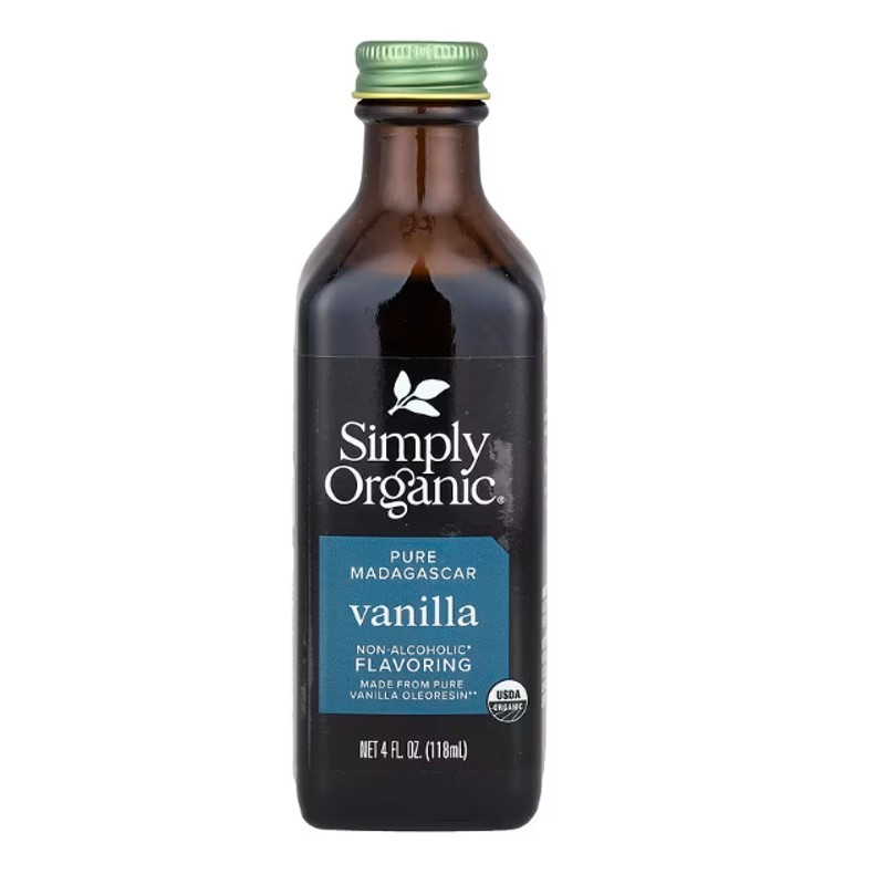 healthkoto-product-SOG-MV118 Simply Organic, Pure Madagascar Vanilla, Non-Alcoholic Flavoring, 4 fl oz (118 ml) - Image 1