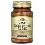 Solgar, Zinc Picolinate, 22 mg, 100 Tablets