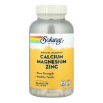 Solaray, Calcium Magnesium Zinc, 250 VegCaps