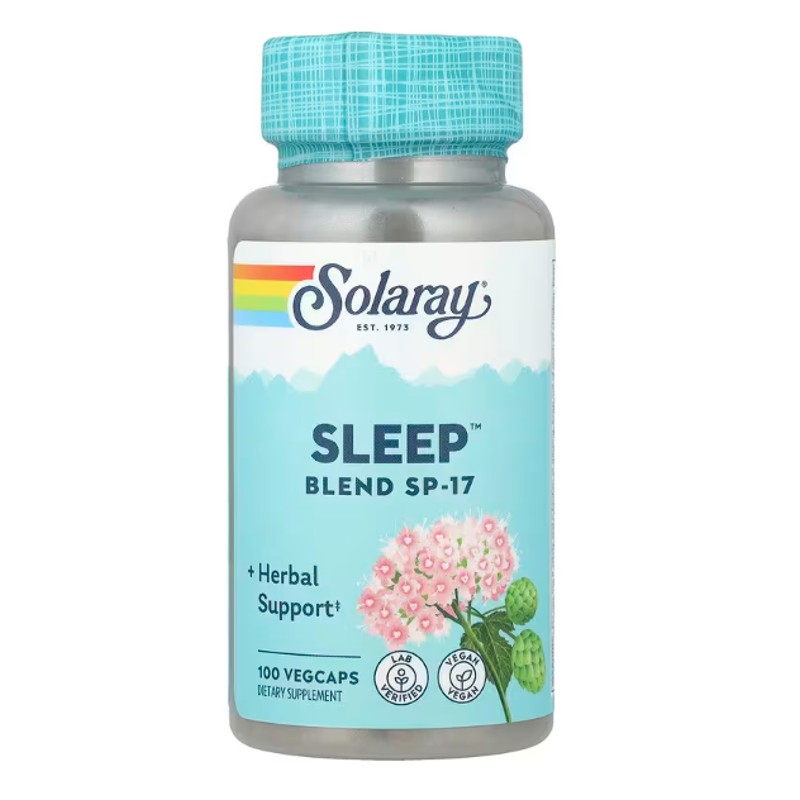 healthkoto-product-SOR-SB100 Solaray, Sleep™ Blend SP-17, 100 VegCaps - Image 1
