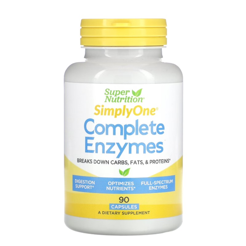 healthkoto-product-SPN-CE090 Super Nutrition, SimplyOne, Complete Enzymes, 90 Capsules - Image 1