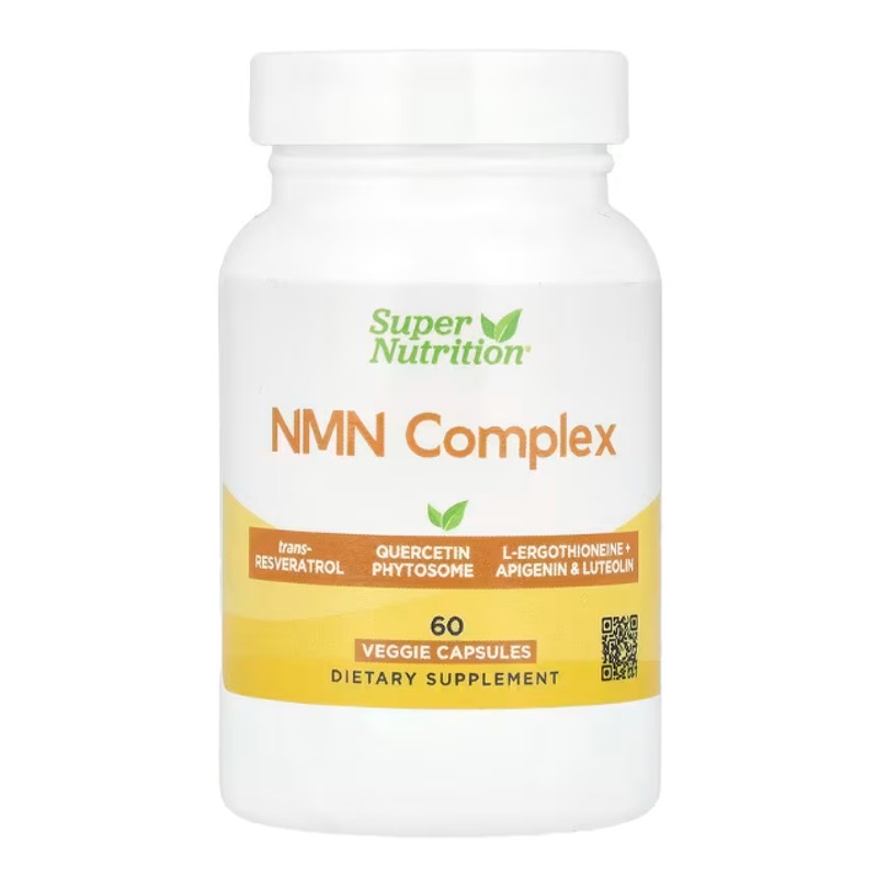 healthkoto-product-SPN-NC060 Super Nutrition, NMN Complex, 60 Veggie Capsules - Image 1
