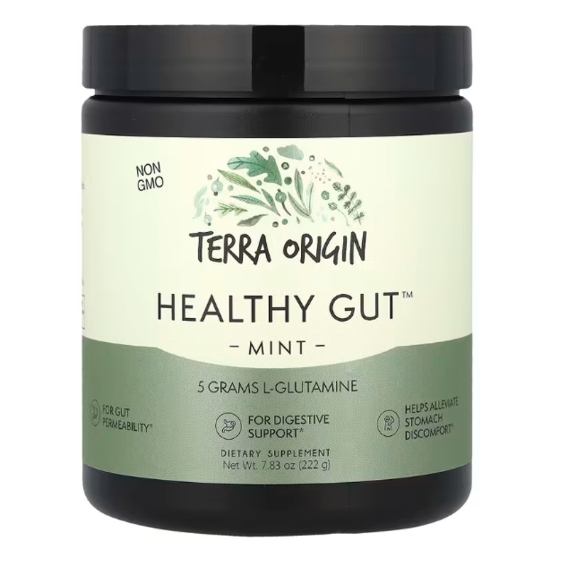 healthkoto-product-TEO-HM222 Terra Origin, Healthy Gut™, Mint, 7.83 oz (222 g) - Image 1