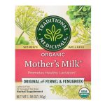 Traditional Medicinals, Organic Mother's Milk®, Original with Fennel & Fenugreek, Caffeine Free, 32 Wrapped Tea Bags, 1.98 oz (56 g)