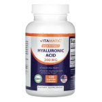 Vitamatic, High Potency, Hyaluronic Acid, 200 mg, 120 Vegetable Capsules
