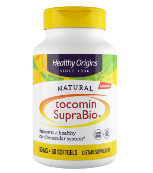 healthkoto-product-healthyorigins-tocomin-suprabio Healthy Origins Tocomin SupraBio, 50 mg, 60 Softgels - Image 1